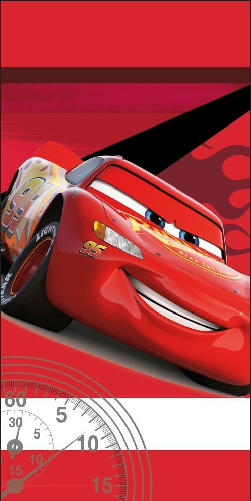 Disney Cars Lightning McQueen Duschtuch Strandtuch Badetuch 70 x 140 cm 100% Baumwolle