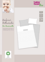 Herding I Love You Baby Bio-Bettwäsche 2 tlg 100 x 135 cm Baumwolle Vorderseite der Verpackung