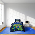 Minecraft I Got Your Back Bettwäsche Set 2 tlg 135 x 200 cm Baumwolle Ansicht von vorne.