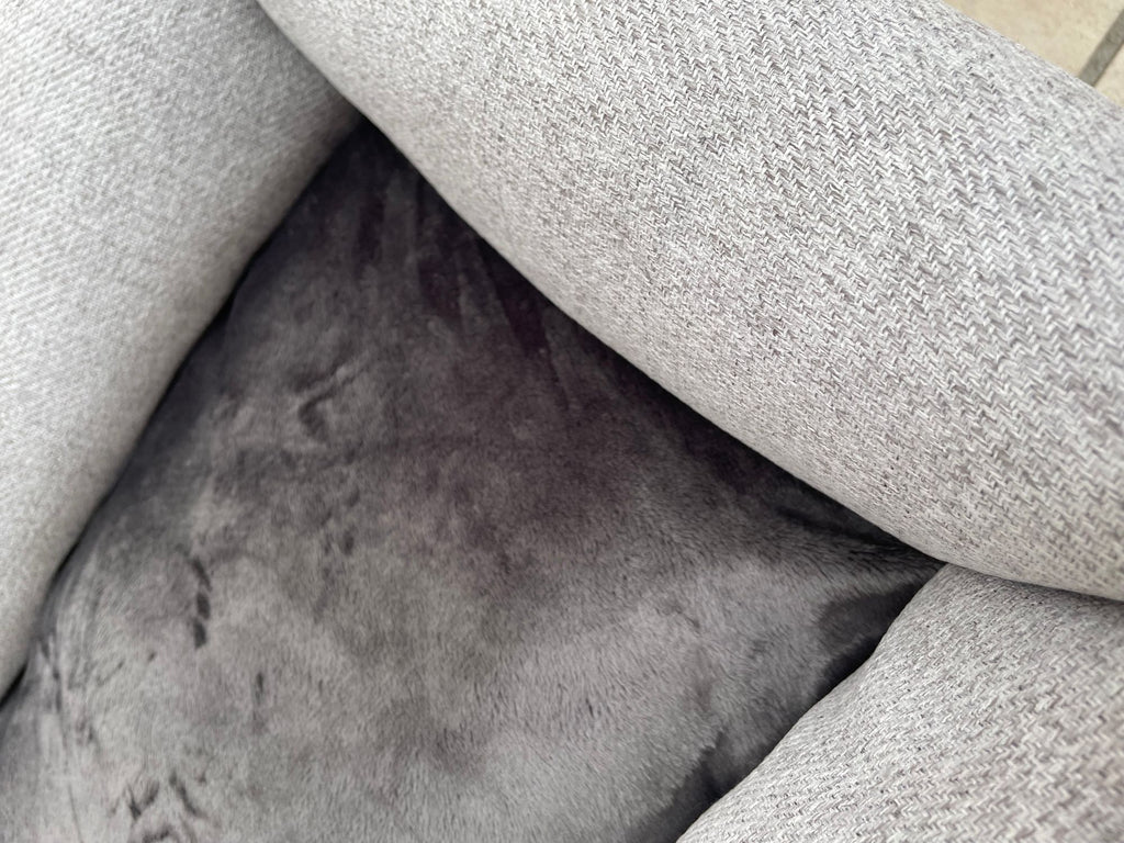 Hundebett Katzenbett / S, L, XL / Stone Nahaufnahme vom Stoff