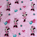 Minnie Mouse Spannbetttuch Spannbettlaken Bettlaken 90 X 200 cm Nahaufnahme vom Motiv