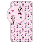 Minnie Mouse Spannbetttuch Spannbettlaken Bettlaken 90 X 200 cm Motiv