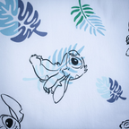 Lilo & Stitch Frosch Baby Bettwäsche Set 100x135 cm 100% Baumwolle Nahaufnahme vom Motiv