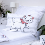 Aristocats Cat Marie Baby Bettwäsche Set 100x135 cm 100% Baumwolle Kopfkissen
