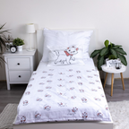 Aristocats Cat Marie Baby Bettwäsche Set 100x135 cm 100% Baumwolle Rückseite