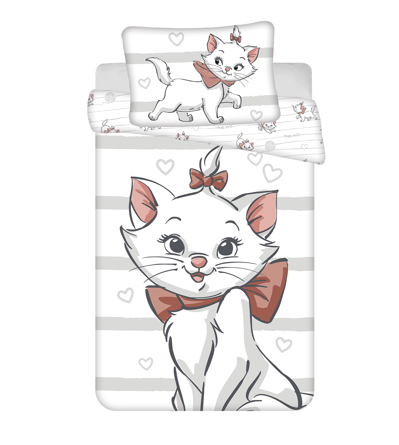 Aristocats Cat Marie Baby Bettwäsche Set 100x135 cm 100% Baumwolle Motiv