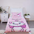 Aristocats Cat Marie Baby Bettwäsche Set 100x135 cm 100% Baumwolle Vorderseite