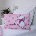 Aristocats Cat Marie Baby Bettwäsche Set 100x135 cm 100% Baumwolle Kopfkissen