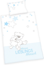 Baby Best Lieblingsmensch Baby-Bettwäsche 100x135 cm Baumwolle Flanell Vorderseite vom Motiv