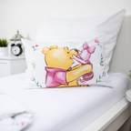 Disney Winnie Pooh Baby Bettwäsche Set 2 tlg 100x135 cm 100% Baumwolle Kopfkissen