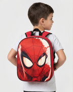 Marvel Spiderman 3D Rucksack für Kinder - Rot Vorschule Kindergarten auf dem Rücken eines Jungen
