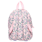 Rückansicht des rosa Winnie Puuh Rucksacks mit verstellbaren Schultergurten und rosa Trageschlaufe.