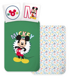 Freigestellte Produktansicht vom Disney Mickey Mouse Baby Bettwäsche Set 100 x 135 cm 100% Baumwolle