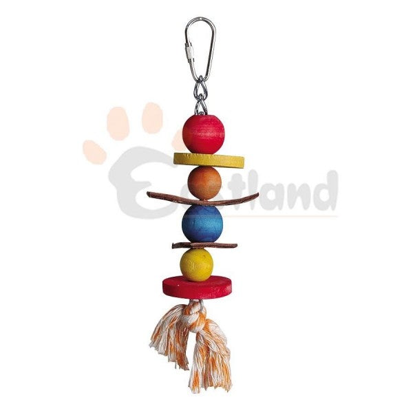 Eastland Vogelspielzeug Vogelschaukel Kletterseil Käfigdeko für Vögel ca. 13 cm