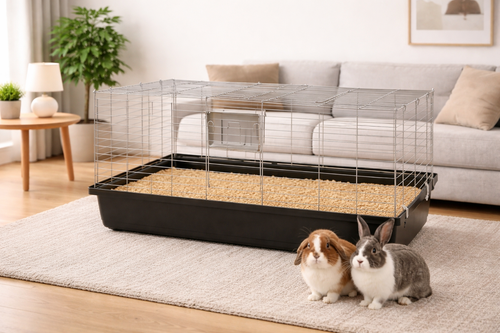 XXL Meerschweinchenkäfig Hasenkäfig Nagerkäfig  1,20m