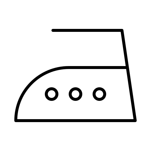 Bügeln bis 200°C